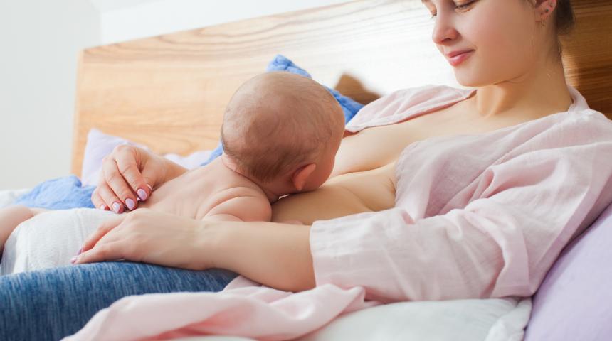 Breastfeeding newborn deals