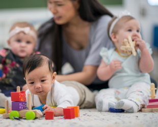 Infants and young children at an early childhood education and care service