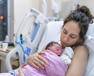 Image of mum with newborn