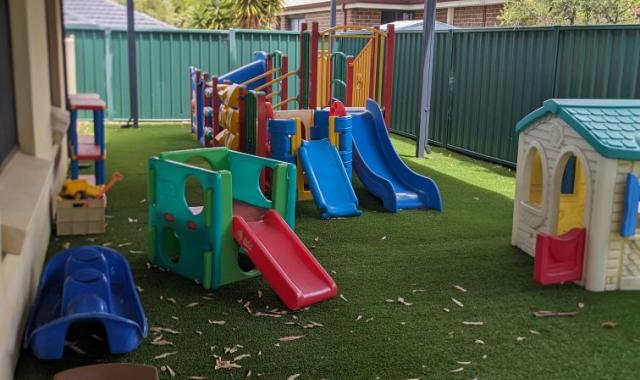 A wonderful play area outside