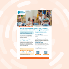 Overview image of what ECEC service flyer looks like